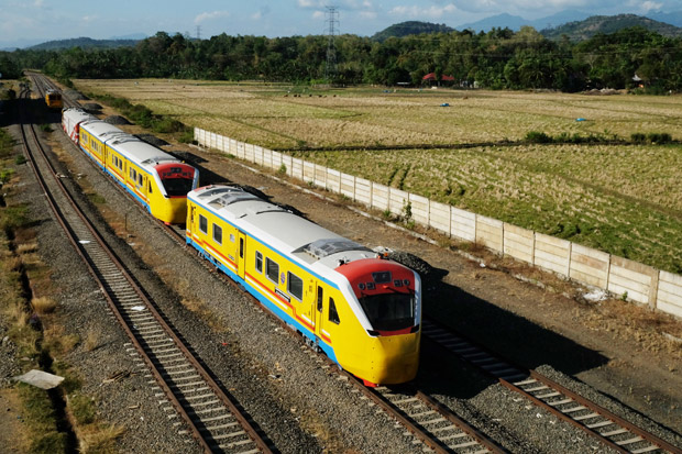Kereta api di Sulawesi. (Ist)