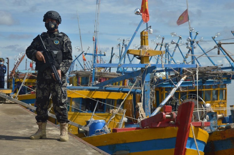 Kapal asing ilegal fishing asal Vietnam. Foto: KKP