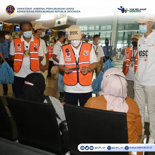 Suasana kampanye keamanan penerbangan