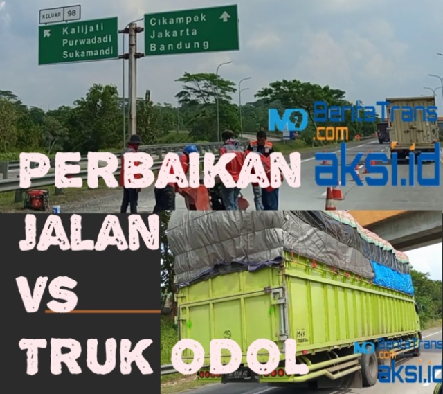 Data Kementerian Pekerjaan Umum dan Perumahan Rakyat memperlihatkan negara harus mengeluarkan biaya sebesar Rp 43 triliun setiap tahun, untuk memperbaiki jalan yang rusak akibat banyaknya truk ODOL