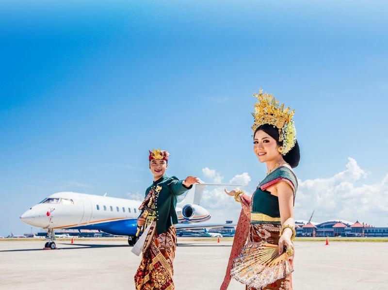 Salah satu foto season di Bandara Ngurah Rai