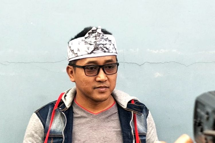 Tedy Pardiyana saat ditemui di kawasan Tendean, Jakarta Selatan, Senin (10/2/2020). Foto: Kompas.com.