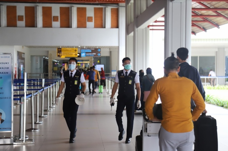 Suasana di Bandara I Gusti Ngura Rai, Bali