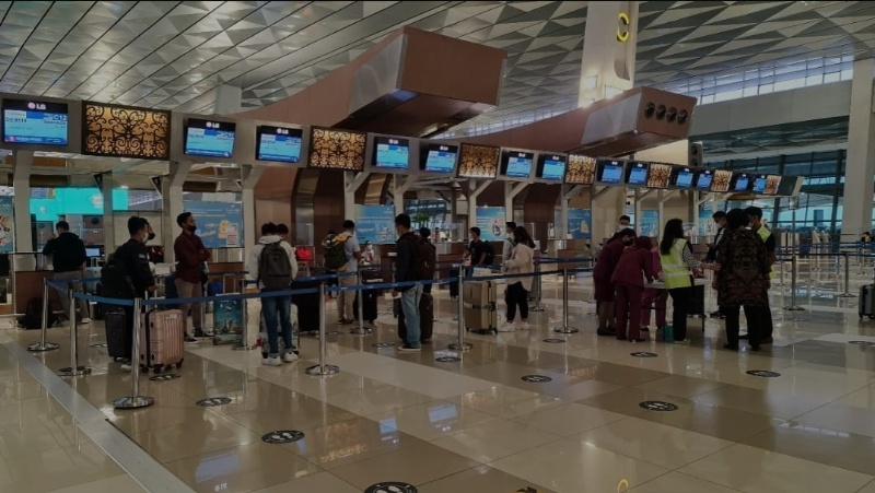 Suasana di Bandara Soekarno-Hatta (dok)