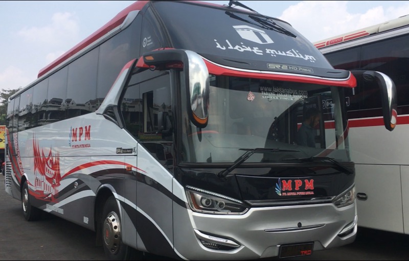Bus MPM tiba di Terminal Induk Kota Bekasi, Selasa (6/7/2021). Foto: BeritaTrans.com.