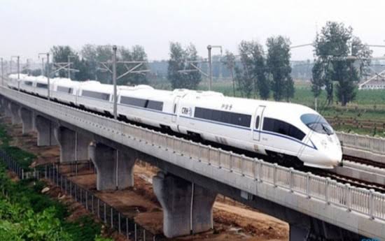 Ilustrasi kereta api cepat Indonesia-China.(Istimewa)