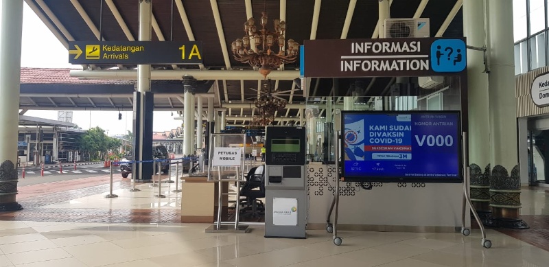 Serbuan Vaksinasi Inisiasi TNI AU di Bandara Soekarno-Hatta