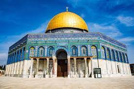 Masjid Al Aqsa di Kota Tua Yerusalem, Palestina.