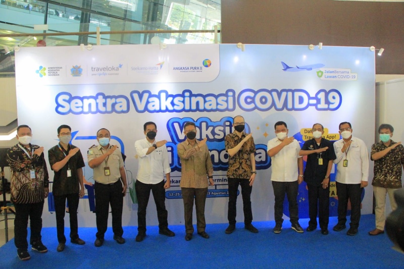 Komitmen layanan vaksinasi di Bandara