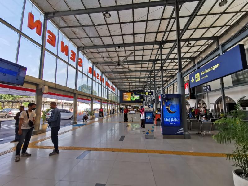 Suasana Stasiun Pasar Senen. (Foto:Humas KAI Daop 1 Jakarta)