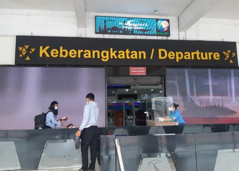 Ilustrasi keberangkatan Bandara Halim Perdanakusuma.
