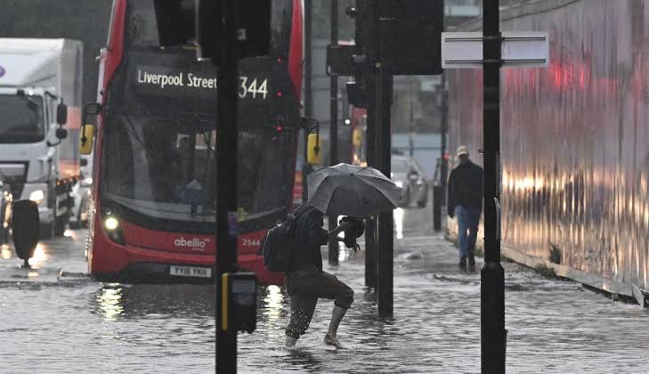Banjir di Inggris. (Foto:Istimewa)