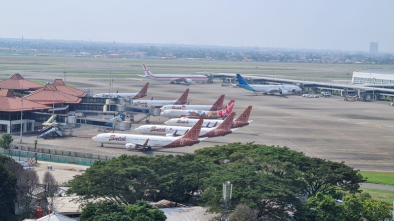 Suasana di Bandara Soekarno-Hatta