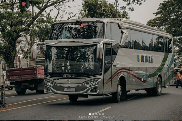 Bus AKAP baru PO Budiman. Foto: Kompas.com.