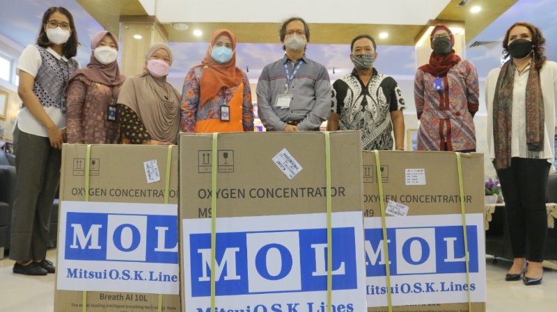 Penerimaan bantuan oksigen konsentrat dari MOL ke STIP