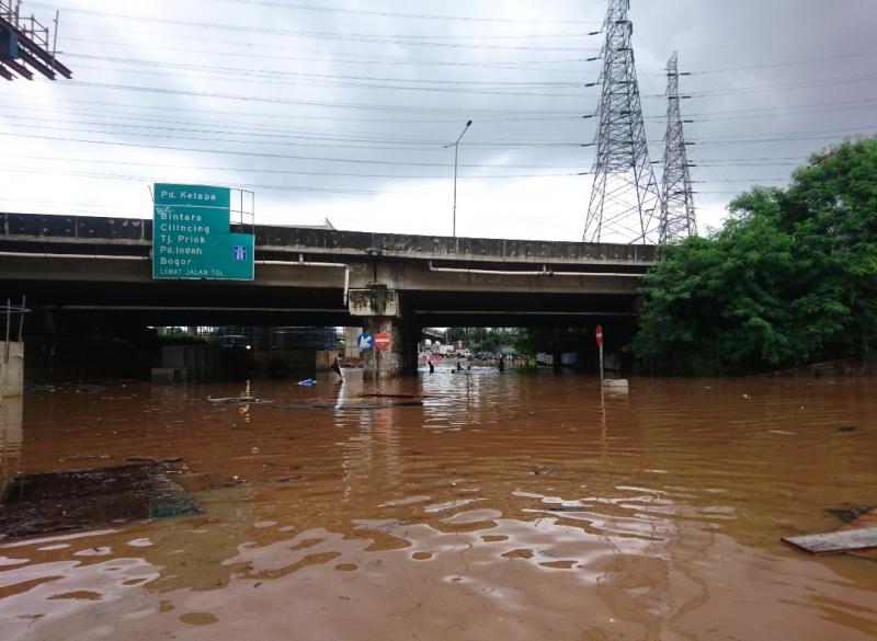 Banjir di Jakarta. (Foto:Istimewa)