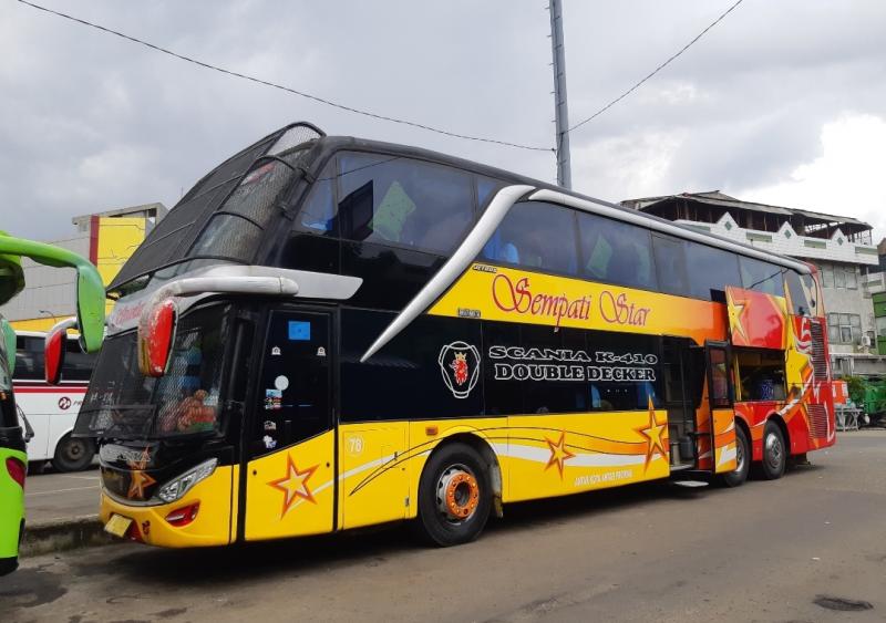 Bus tingkat Sempati Star. (Foto:Istimewa)