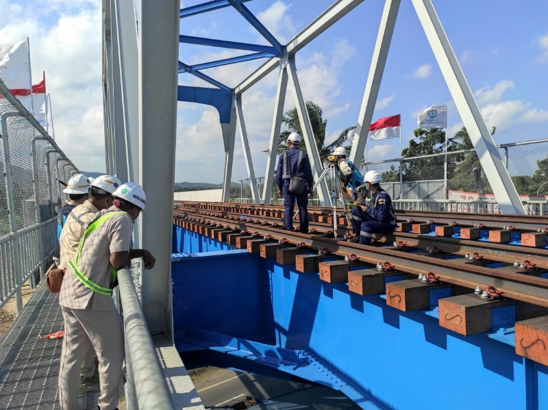 Pengujian dan trial run KA Bandara Internasional Yogyakarta