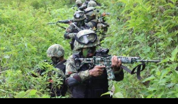 Tim gabungan TNI-Pori.