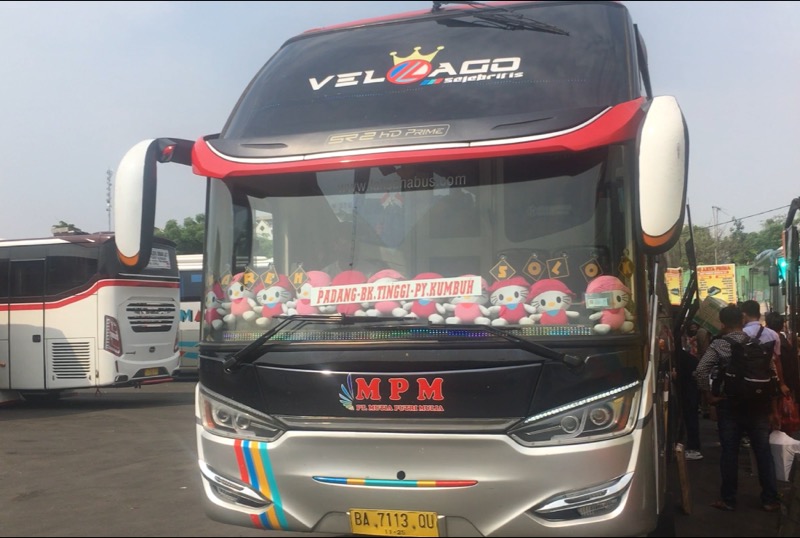 Bus MPM di Terminal Induk Kota Bekasi, Kamis (19/8/2021). Foto: BeritaTrans.com.