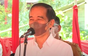 Joko Widodo saat berada di Kuningan, Jawa Barat, Selasa (31/8/2021).(Tangkapan layar YouTube Sekretariat Presiden)