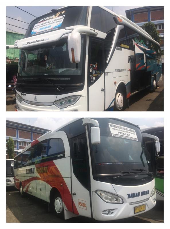 Dua bus Ranau Indah (RI) 68 dan 83 diberangkatkan dari Terminal Bekasi, Sabtu (4/9/2021) siang. Foto: BeritaTrans.com.