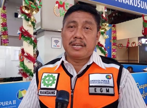 Executive General Manager (EGM) PT Angkasa Pura II Cabang Bandara Halim Perdanakusuma Marsma TNI Nandang Sukarna 
