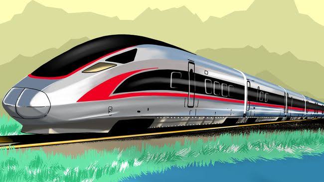 Ilustrasi kereta cepat. Foto: ist.