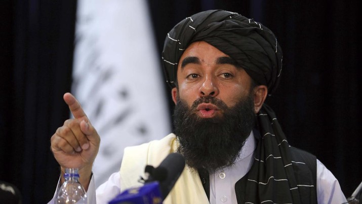 Juru Bicara Taliban Zabihullah Mujahid.