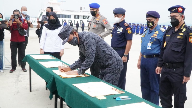 Penandatangan aksi terpadu operasi laut terpadu