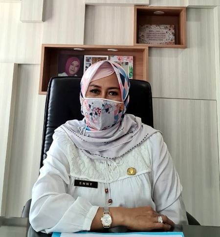 Kepala Dinas Kesehatan Kabupaten Cirebon, Hj.Eni Suhaeni, S.KM.,M.Kes. (Ist.)