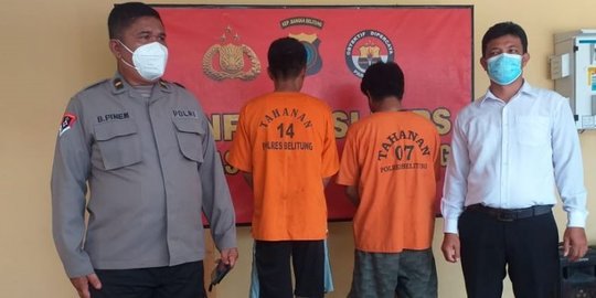 Polres Belitung tangkap dua pencuri radar kapal. ©Antara/Kasmono