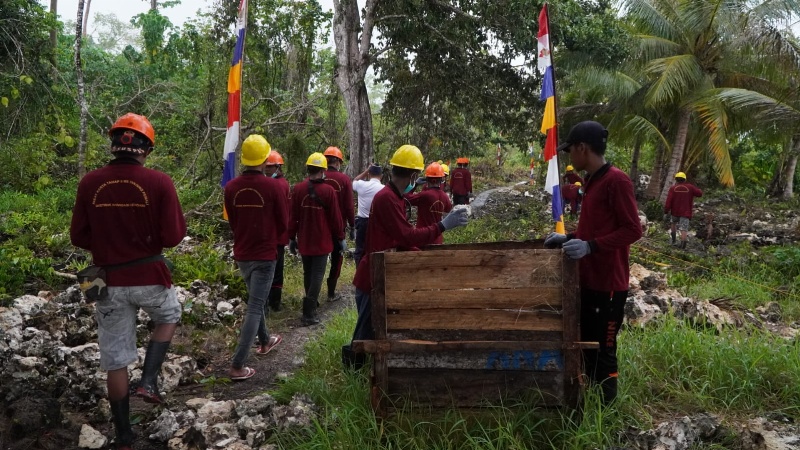 Padat Karya di Disnav Kendari