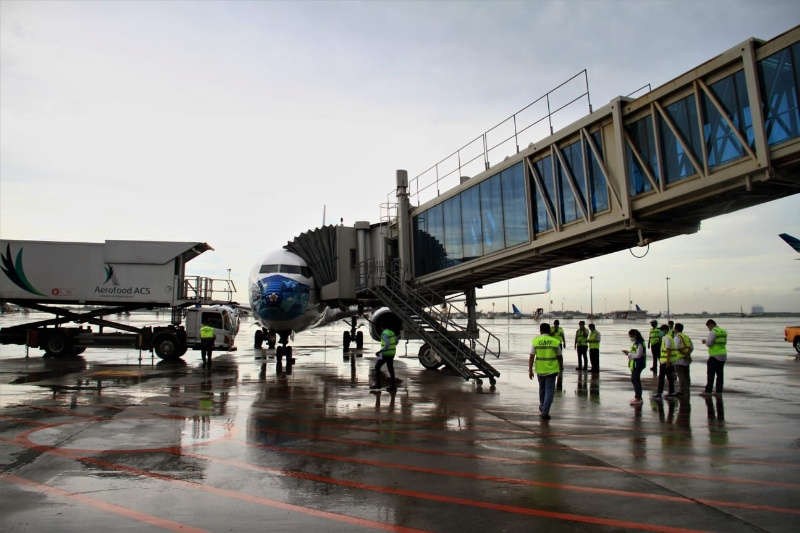 Penerbangan di Bandara Soekarno-Hatta (dok)