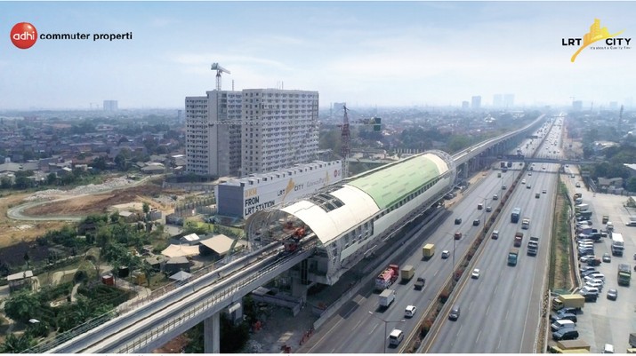 Tidak lama lagi, moda transportasi Light Rail Transit (LRT) akan bisa dinikmati masyarakat Jakarta. PT INKA (Persero) telah mulai mengirim rangkaian kereta LRT dari Madiun ke Depo Sementara LRT Jabodebek di Stasiun Harjamukti, Cibubur. 