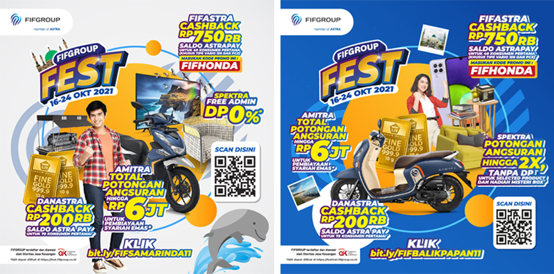 Melalui FIFGROUP FEST berbagai macam promo dapat diraih oleh warga Samarinda dan Balikpapan (foto:dok/FIF)