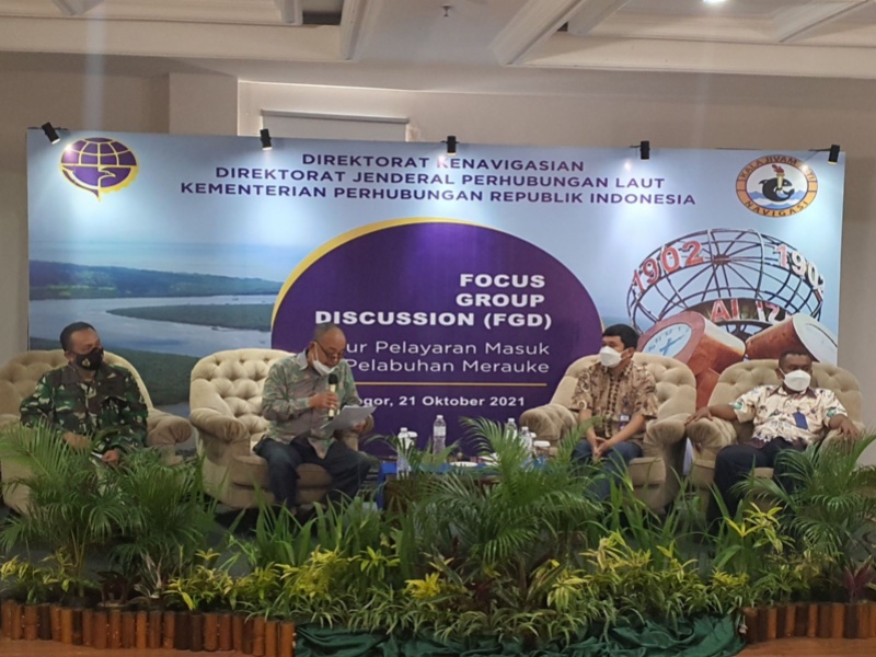 FGD penetapan alur di pelabuhan Merauke (Ditjen Hubla)