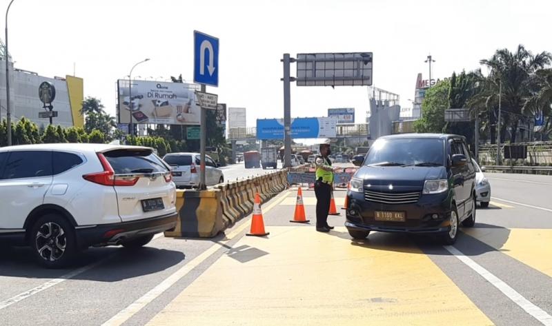 Direktorat Lalu Lintas Polda Metro Jaya, menambah ruas jalan yang menerapkan aturan ganjil genap. Foto: BeritaTrans.com.