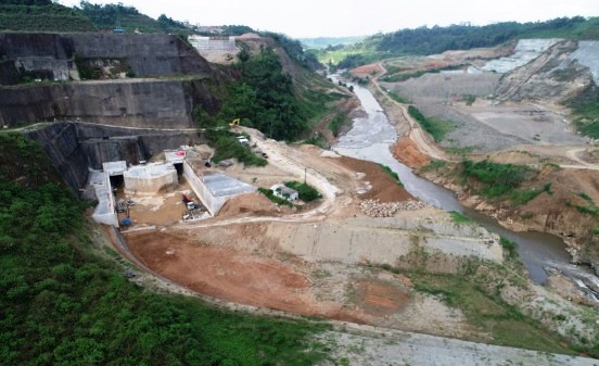 Bendungan Leuwikeris di wilayah Kabupaten Tasikmalaya dan Ciamis. (Ist.)