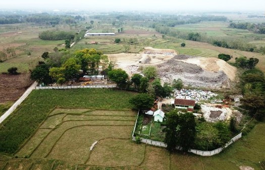 Pengembangan zona landfill TPA sampah mulai dikerjakan April 2021 dengan progres 65,19%. Ditargetkan selesai Desember 2021. Biaya APBN 2021 sebesar Rp12,9 miliar. (Ist.)