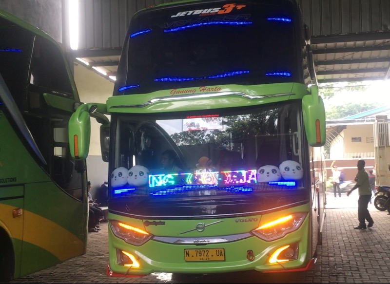 Bus double decker Gunung Harta. Foto: BeritaTrans.com.