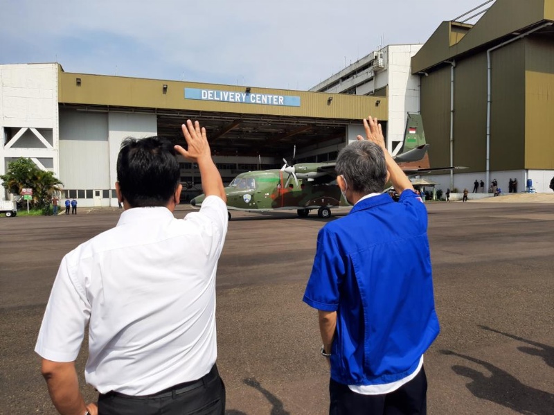 Pelepasan pesawat baru PTDI untuk TNI AU