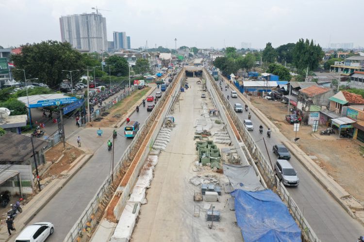 Underpass Bulak Kapal Bekasi diperkirakan selesai akhir tahun 2021(Ditjen Bina Marga Kementerian PUPR)