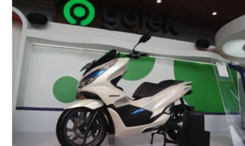 Honda PCX Electric digunakan sebagai motor listrik Gojek. 