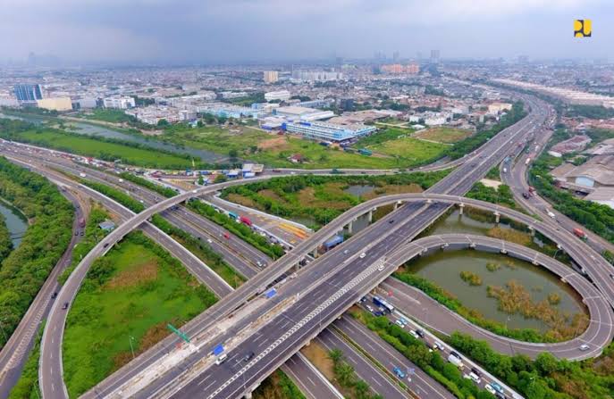 Pelayanan Jalan Tol Jakarta – Tangerang - Merak Terus Ditingkatkan. (Dok.PUPR)