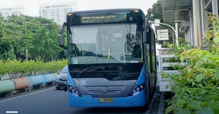 Bus TransJakarta. (Foto:Ist)