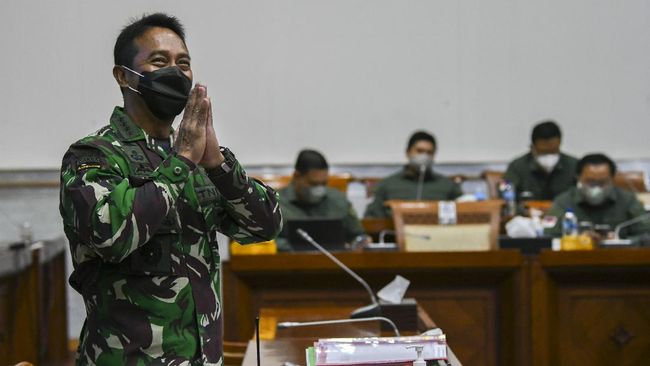 Komisi I DPR menyetujui Kepala Staf TNI AD Andika Perkasa menjadi calon Panglima TNI sesuai usulan Presiden Joko Widodo.