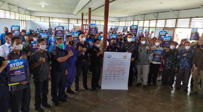 Kampanye dan Edukasi Penanggulangan Destructive Fishing yang digelar pada 2-5 November 2021 di Kabupaten Tojo Una-Una, Sulawesi Tengah.