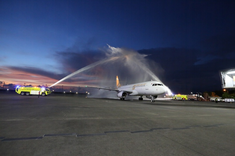 Pesawat tiba di Bandara Lombok