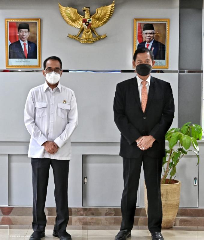 Menhub dan Dubes RI untuk Papua Nugini